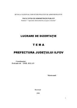 Referat - Prefectura Județului Ilfov