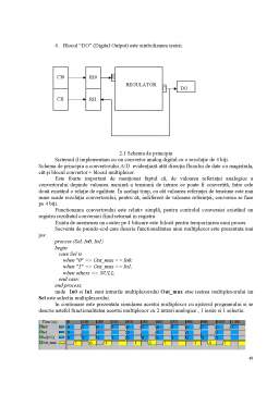 Proiect - Reguli de Modelare în VHDL a Sistemelor Digitale