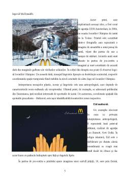 Referat - Identitatea corporativă și campaniile de advertising - analiza semiotică a printurilor McDonald's