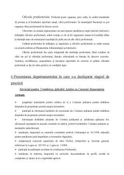 Referat - Raport de Practica - Institutia Prefectului Judetului Cluj