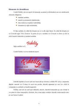Referat - Fidelity card