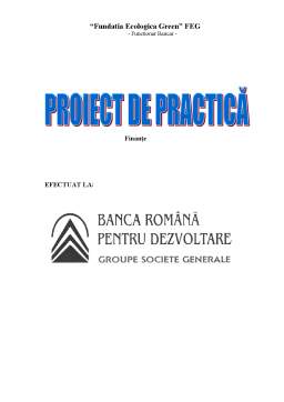 Proiect - Proiect practică - BRD