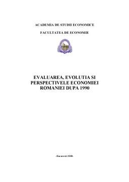 Referat - Economia Romaniei dupa 1989
