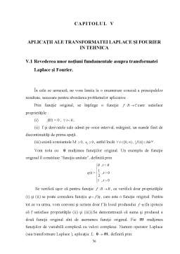 Licență - Transformata integrală Fourier