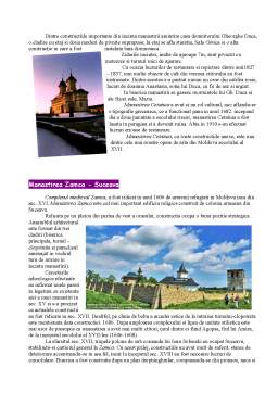 Proiect - Mânăstirile din nordul Bucovinei