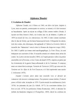 Referat - Alphonse Daudet