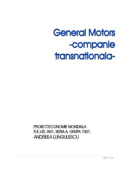 Referat - General Motors
