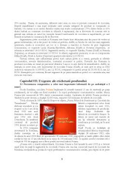 Proiect - Analiza calității senzoriale a ciocolatei