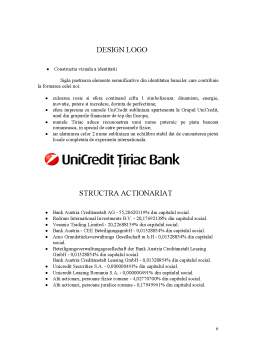 Proiect - Practică la tehnică bancară - Unicredit