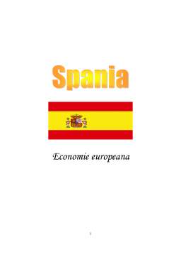 Proiect - Spania - economie europeană