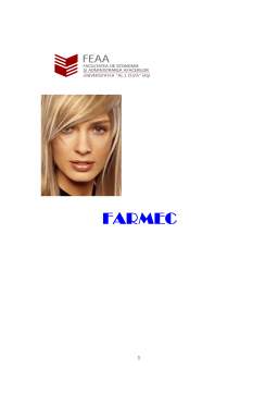 Proiect - Firma Farmec
