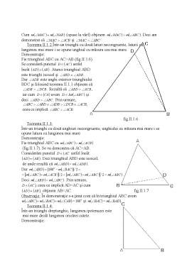Curs - Inegalități Geometrice în Triunghi