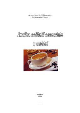 Proiect - Analiza calității senzoriale a cafelei