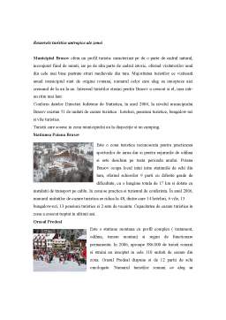 Proiect - Analiză din punct de vedere al resurselor turistice a județului Brașov