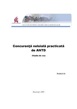 Proiect - Concurență Neloială Practicată de ANTD
