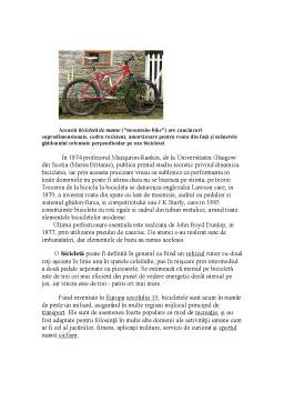 Referat - Istoria Bicicletei