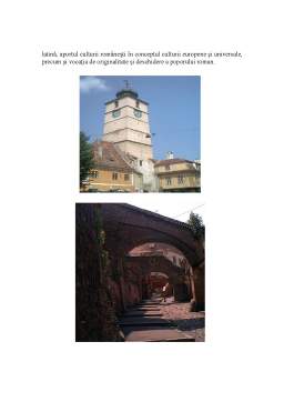 Proiect - Oferta turistică a județului Sibiu