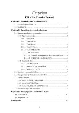 Proiect - FTP - File Transfer Protocol