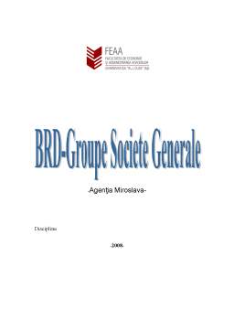 Proiect - BRD - Groupe Societe Generale