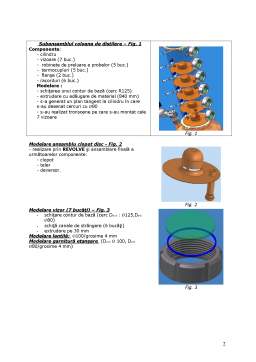 Referat - Modelarea Parametrică a Coloanei de Distilare și a Dispozitivelor Auxiliare