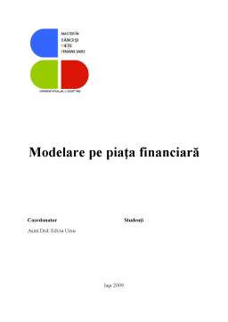 Proiect - Modelare pe Piața Financiară