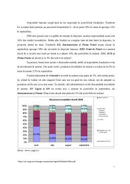 Proiect - Analiza comparativă a structurii portofoliului fondurilor de pensii din România