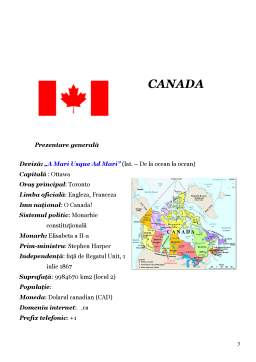Referat - Raport de Tara - Canada