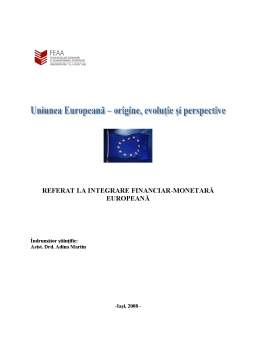 Referat - Uniunea Europeană - origine, evoluție și perspective