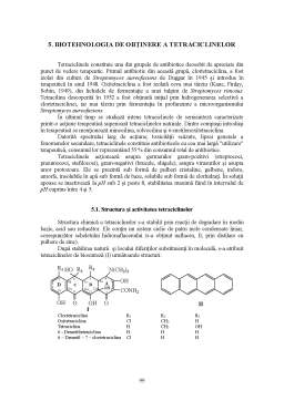Curs - Biotehnologia de Obținere a Tetraciclinelor