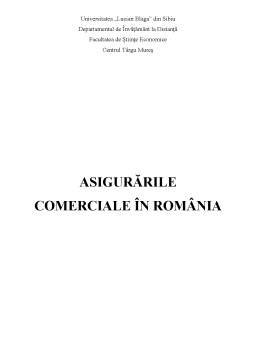 Referat - Asigurările Comerciale în România