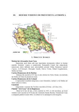 Proiect - Evaluarea potențialului turistic al județului Iași