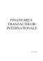 Finanțarea tranzacțiilor internaționale