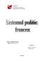 Referat - Sistemul Politic Francez
