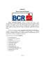 Proiect - Caiet de practică - banca BCR