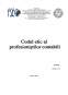Proiect - Codul Etic al Profesioniștilor Contabili
