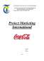 Marketing internațional - Coca Cola