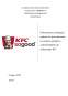 Proiect - Determinarea strategiei optime de aprovizionare cu materie primă în cadrul lanțului de restaurante KFC