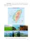 Licență - Studiul geografic complex al insulei Taiwan