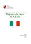 Raport de Tara - Italia