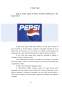Mixul de Marketing - Pepsi