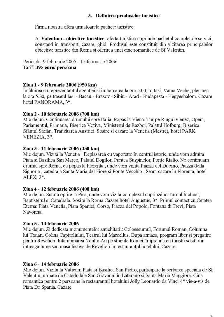 Roma - Referat - Turism #157559 | RegieLive
