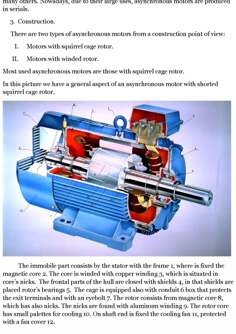 Asynchronous Motor - Proiect - Energetică #181780 | RegieLive