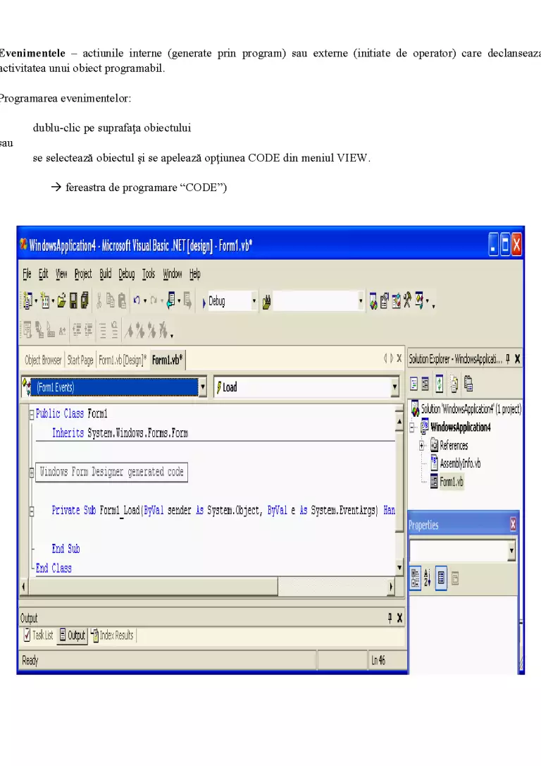 Programarea Aplicațiilor de tip Windows - Curs - Limbaje de Programare ...