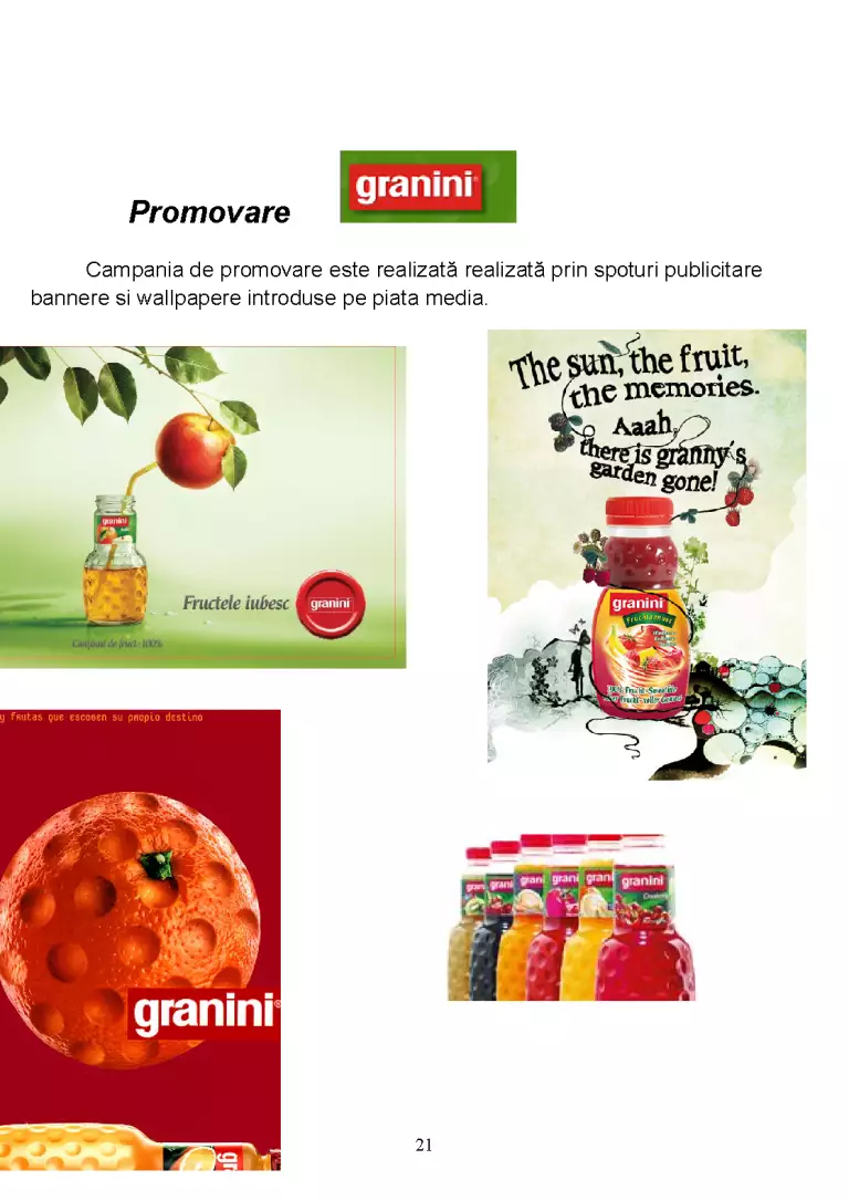 Produsul Ambalaje și design în industria alimentară - produsul sucul natural de ...