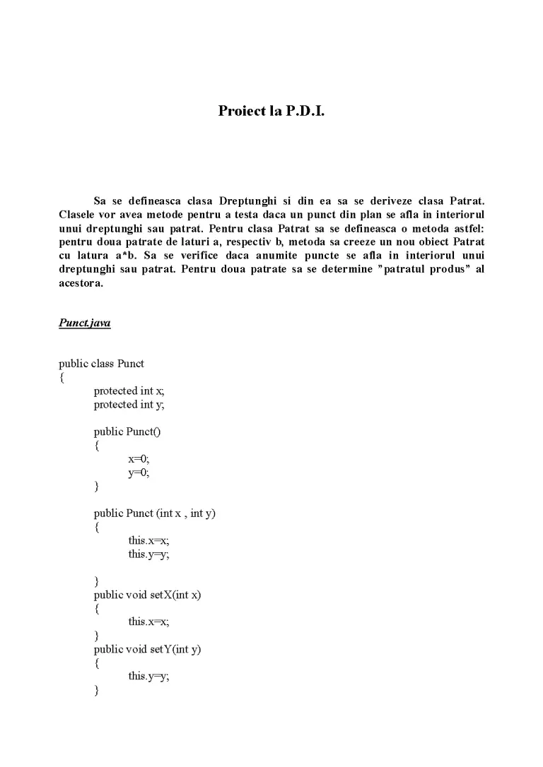 Pdi Project Course PDI Java - Proiect - Calculatoare #42763 | RegieLive