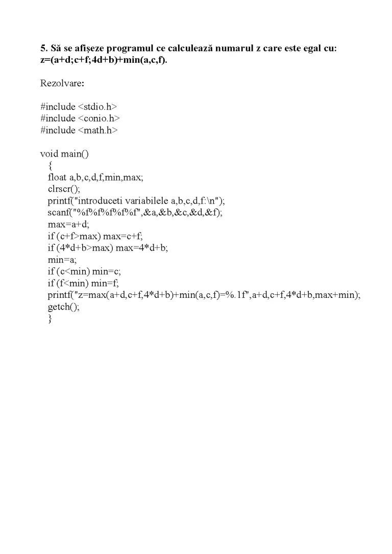 10 Probleme Rezolvate la C++ - Laborator - Limbaje de Programare #9297 ...