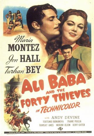 Poster Ali Baba and the Forty Thieves