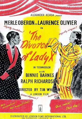 Poster The Divorce of Lady X