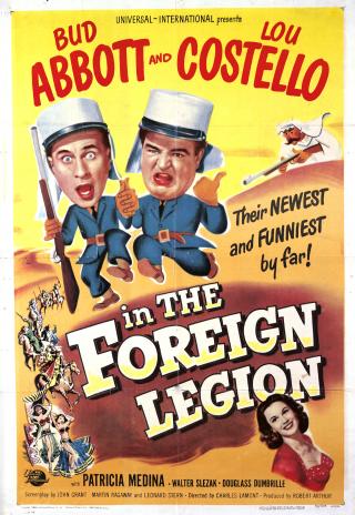 Poster Abbott and Costello in the Foreign Legion