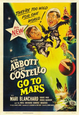 Poster Abbott and Costello Go to Mars